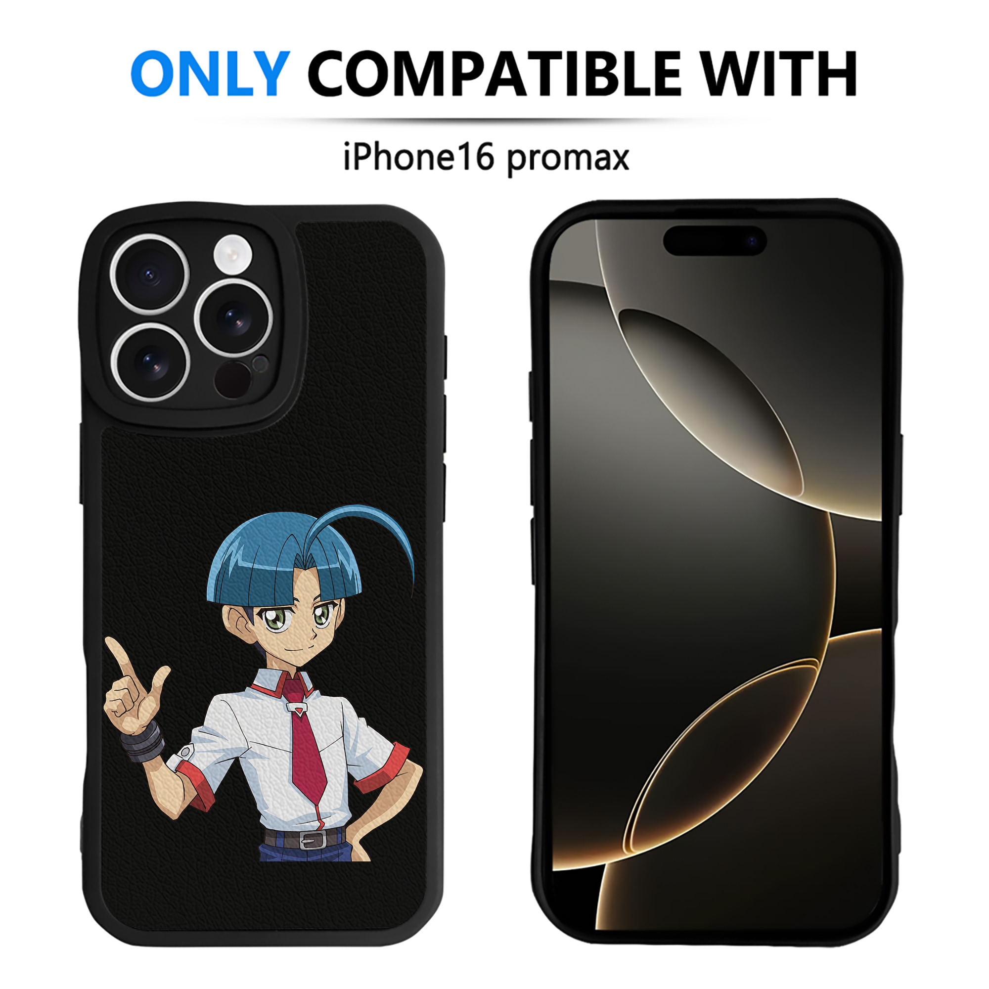 遊☆戯☆王 Yu-Gi-Oh! 【iPhone 16シリーズ対応】シリコンスマホケース（レザー調） 材質：シリコン